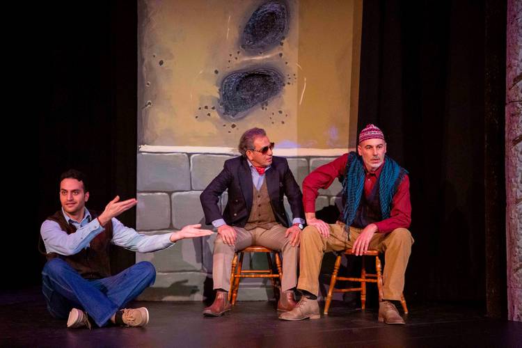 A scene from Masrah Cleveland Al-Arabi's 2020 production of 'And Then We Met.'